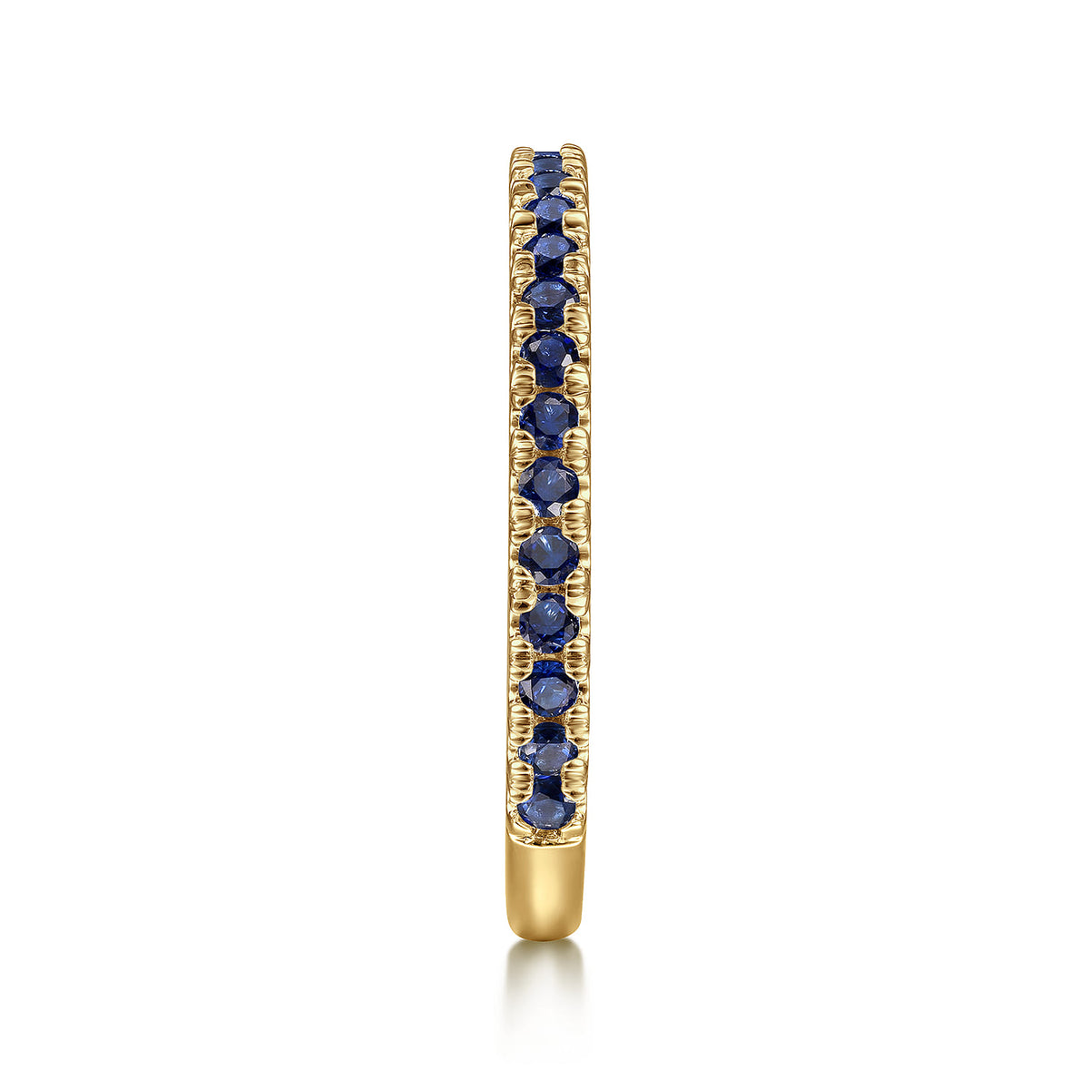 14K Yellow Gold Sapphire Stackable Ring — Gabriel & Co. LR50889Y4JSA