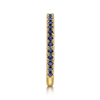 14K Yellow Gold Sapphire Stackable Ring — Gabriel & Co. LR50889Y4JSA