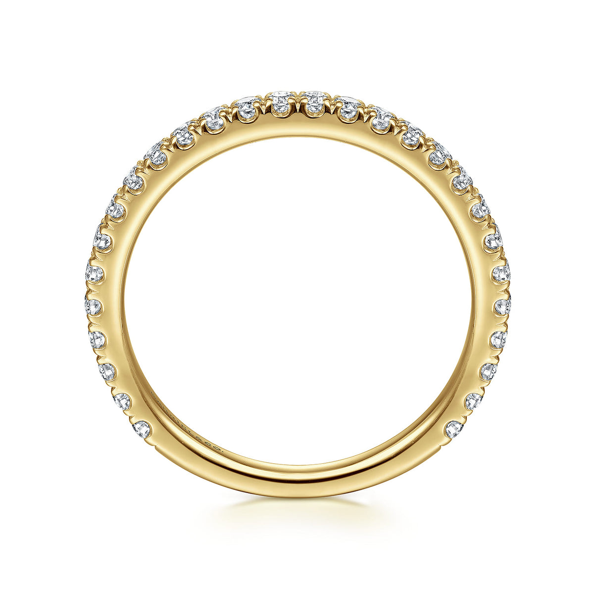 14K Yellow Gold Stackable Diamond Ring — Gabriel & Co. LR50992Y45JJ