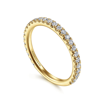 14K Yellow Gold Stackable Diamond Ring — Gabriel & Co. LR50992Y45JJ