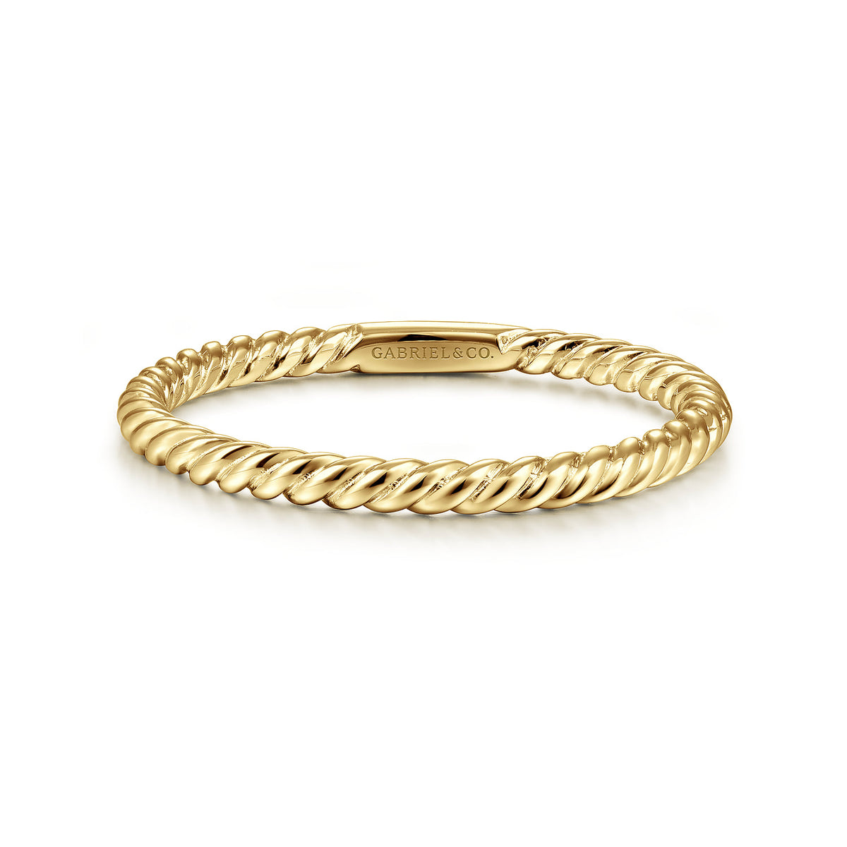 14K Yellow Gold Stackable Ring — Gabriel & Co. LR51173Y4JJJ