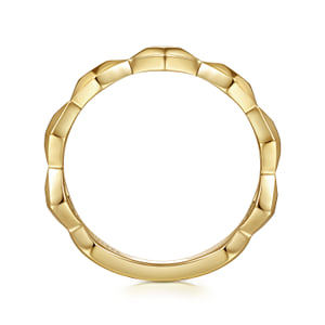 14K Yellow Gold  Rhombus Station Ring — Gabriel & Co. LR51929Y4JJJ