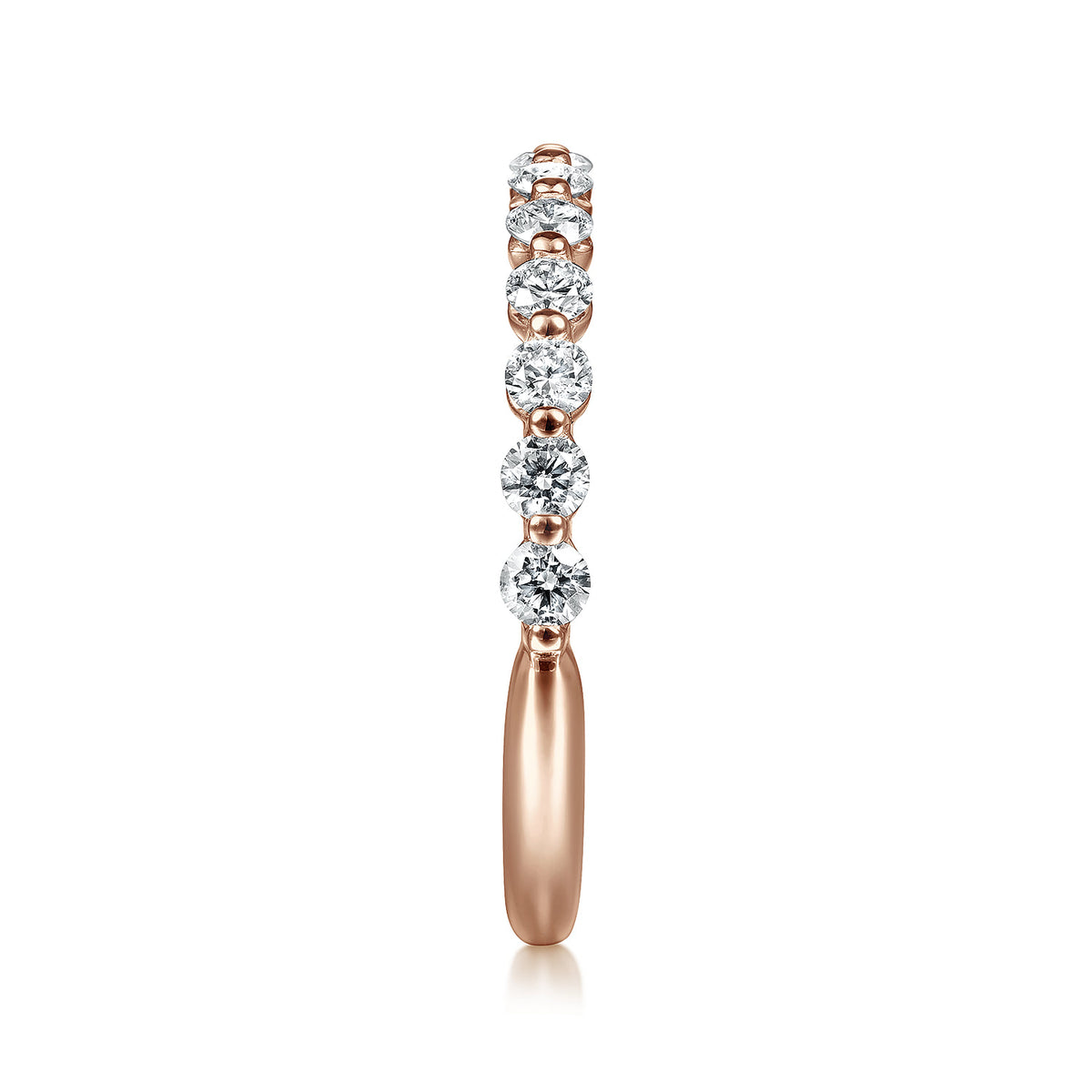 14K Pink Gold Diamond Ladies Ring — Gabriel & Co. LR51935K45JJ