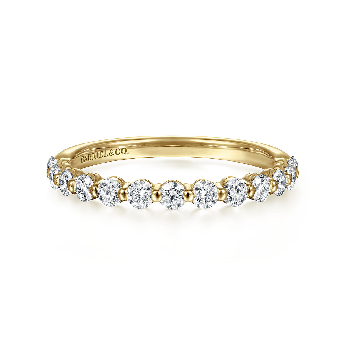 14K Yellow Gold Diamond Ladies Ring — Gabriel & Co. LR51935Y45JJ