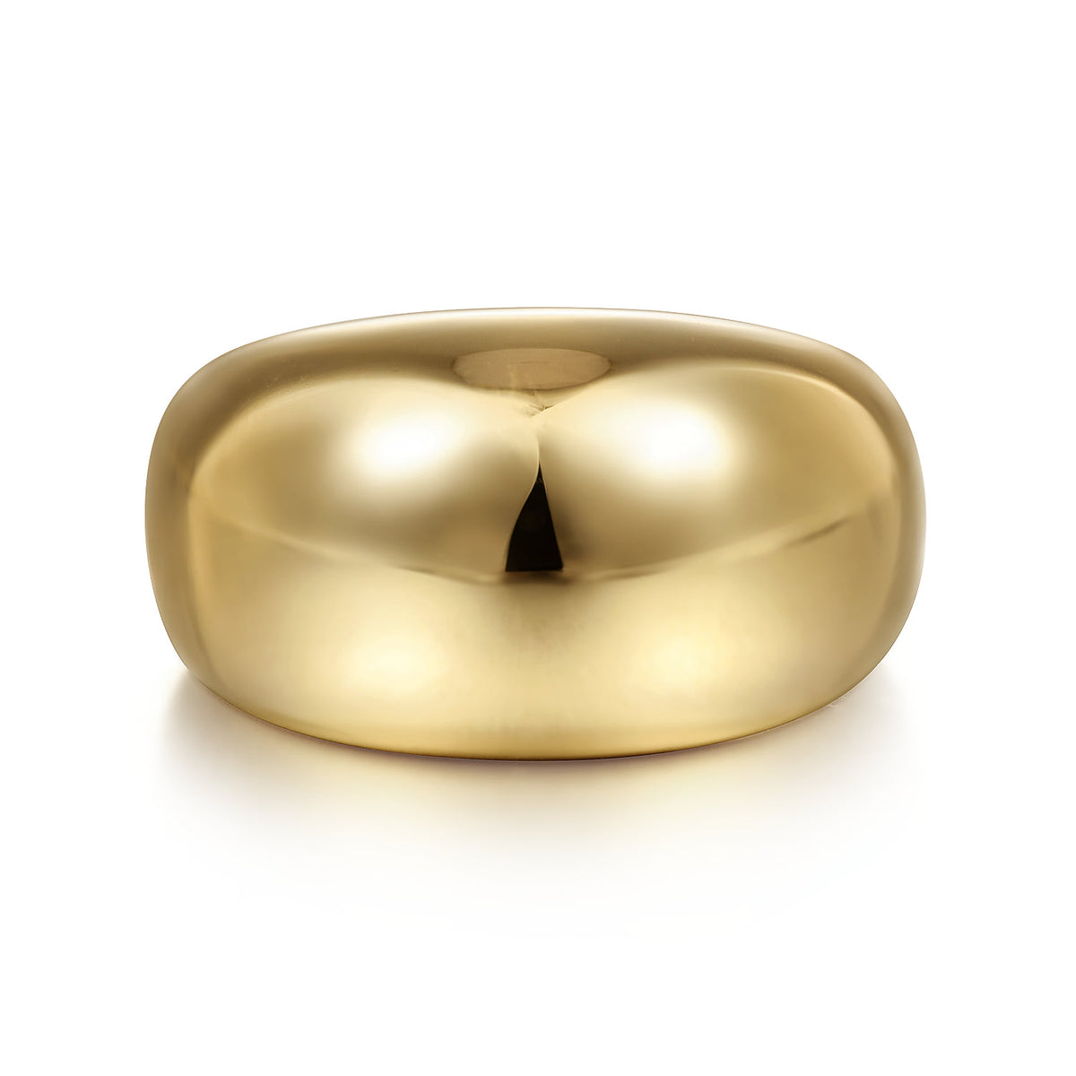 14K Yellow Gold High Polished Dome Ring — Gabriel & Co. LR51947Y4JJJ