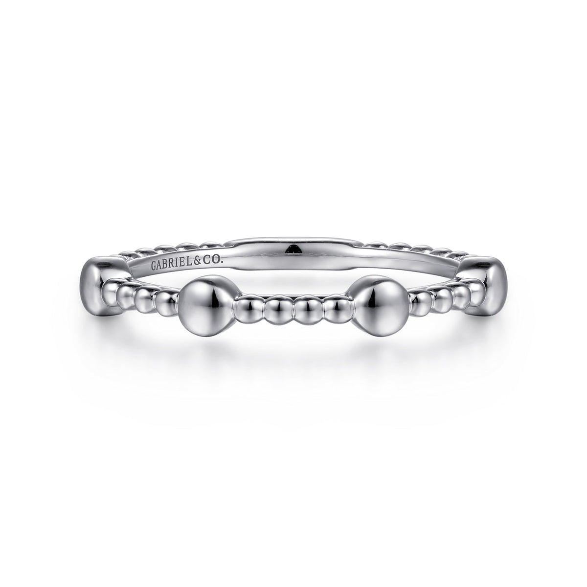 14K White Gold Diamond Ladies Ring — Gabriel & Co. LR52163W4JJJ