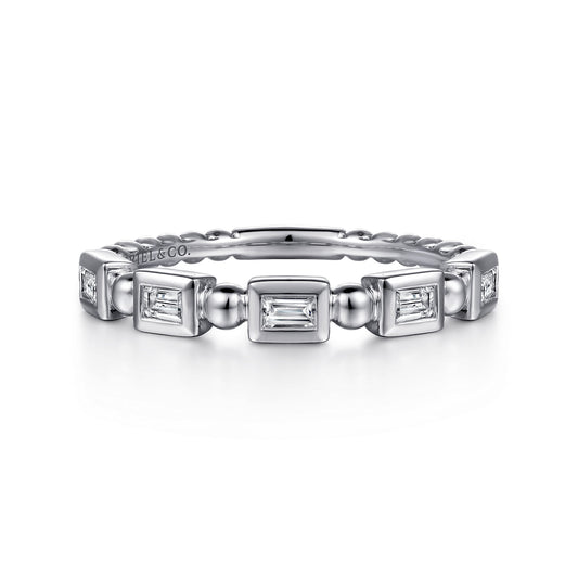 14K White Gold Diamond Ladies Ring — Gabriel & Co. LR52164W43JJ