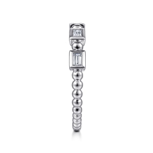 14K White Gold Diamond Ladies Ring — Gabriel & Co. LR52164W43JJ