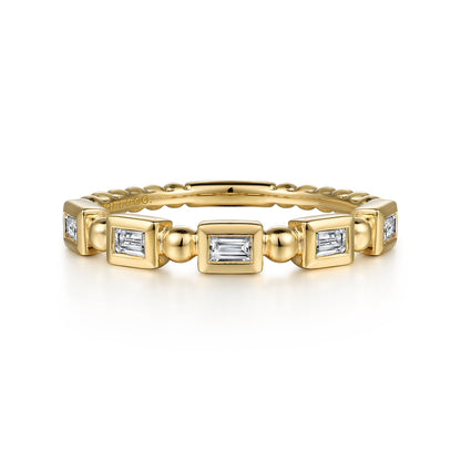 Stackable Ring 14K Yellow Gold Diamond 0.25ct — Gabriel & Co. LR52164Y43JJ