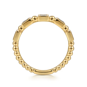 Stackable Ring 14K Yellow Gold Diamond 0.25ct — Gabriel & Co. LR52164Y43JJ