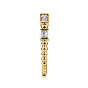 Stackable Ring 14K Yellow Gold Diamond 0.25ct — Gabriel & Co. LR52164Y43JJ