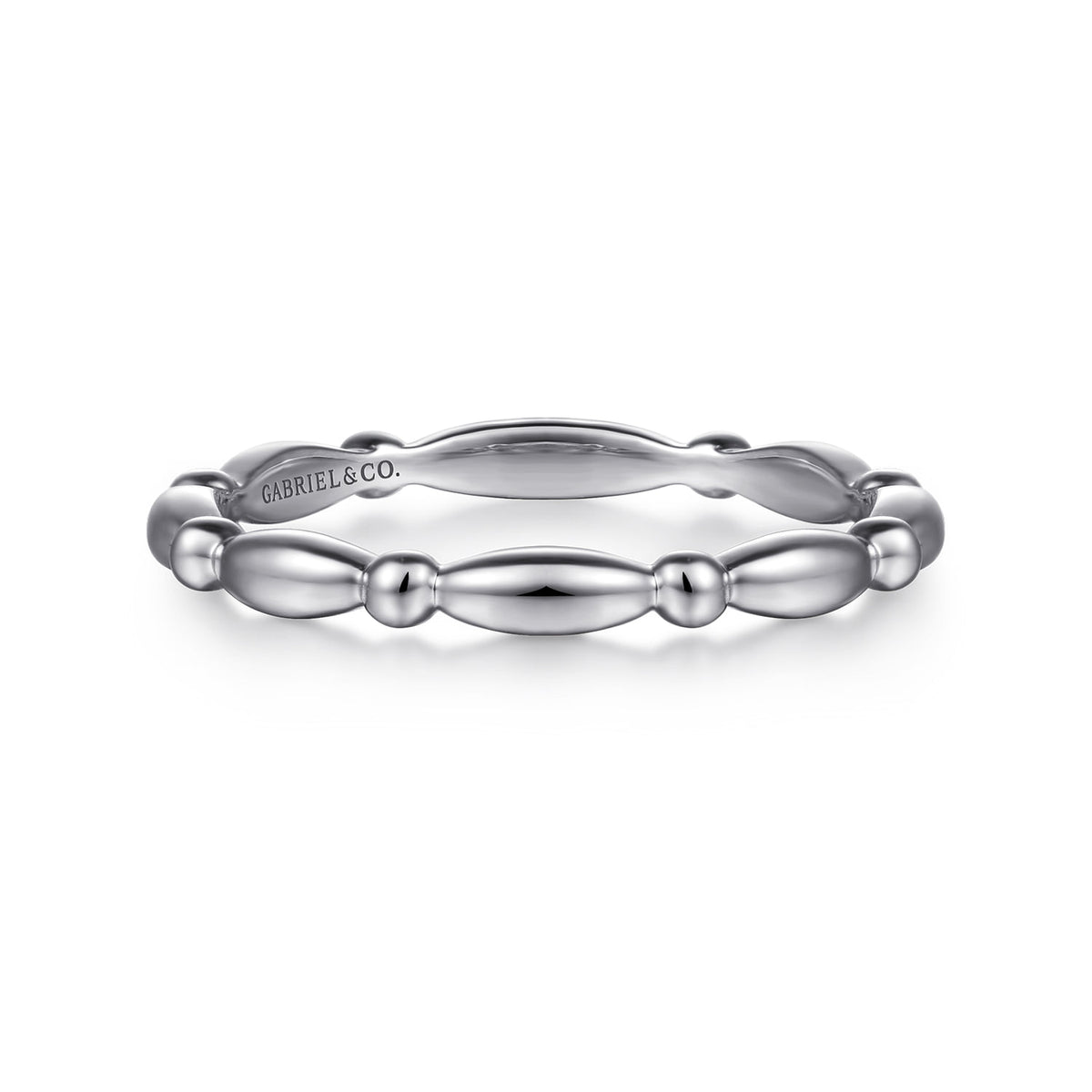 14K White Gold Diamond Ladies Ring — Gabriel & Co. LR52166W4JJJ