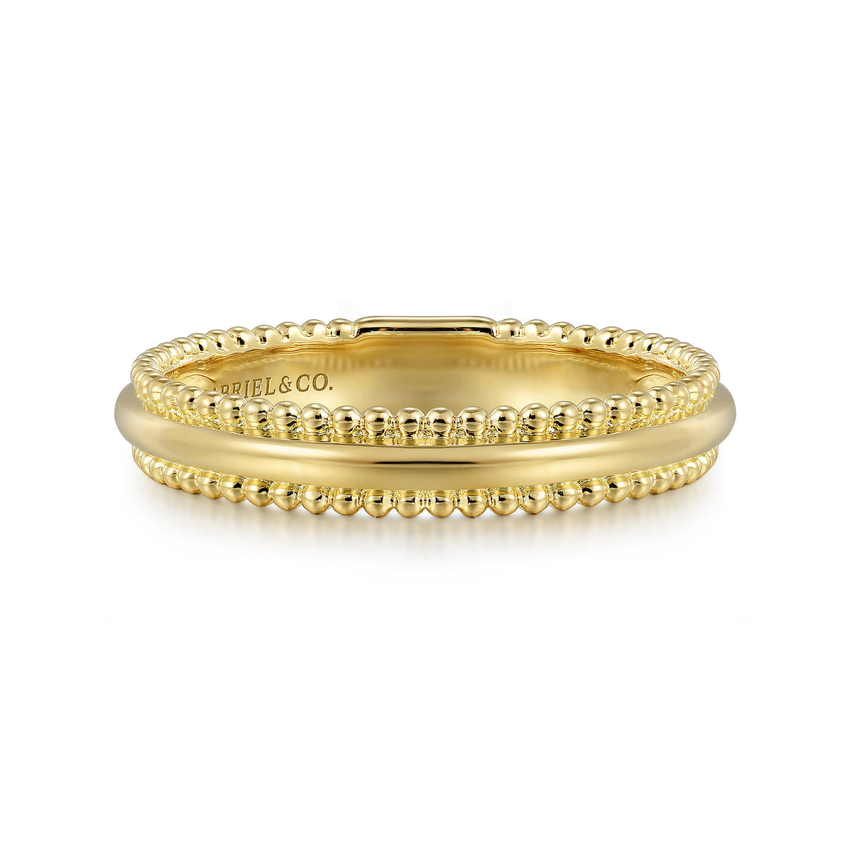 Stackable Ring 14K Yellow Gold Diamond Bujukan — Gabriel & Co. LR52510Y4JJJ