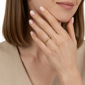 14K Yellow Gold CT - Citrine Ladies Ring — Gabriel & Co. LR52543Y4JCT