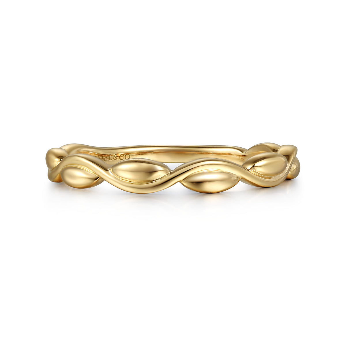 14K Yellow Gold Stackable Ring — Gabriel & Co. LR52549Y4JJJ