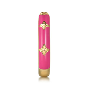 14K Yellow Gold Star Split Stackable with Fuchsia Enamel — Gabriel & Co. LR52658EFY4JJJ