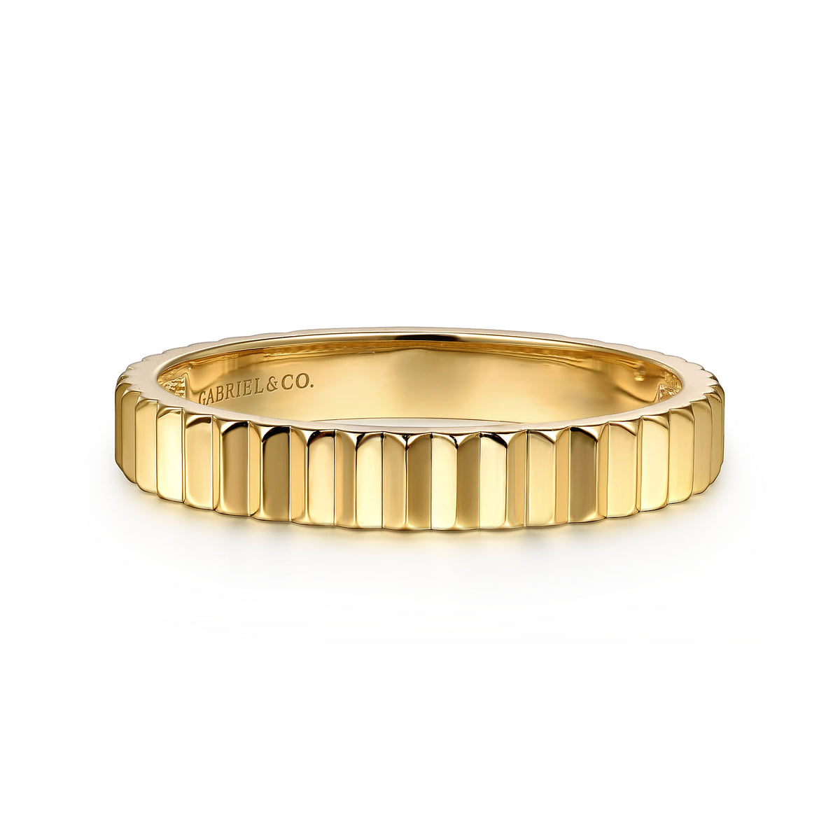 14K Yellow Gold Stackable Ring — Gabriel & Co. LR52664Y4JJJ