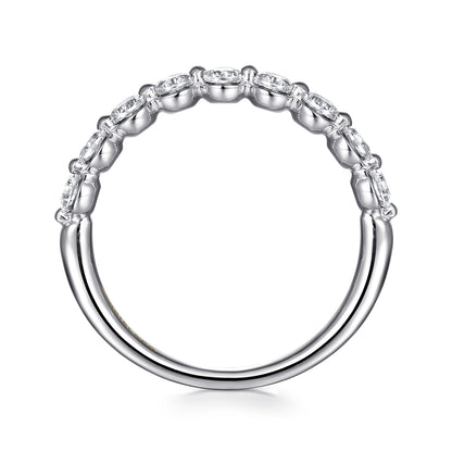 14K White Gold Diamond Stackable Ring — Gabriel & Co. LR52874W45JJ