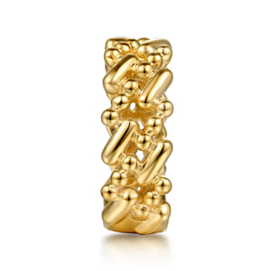 14K Yellow Gold Bujukan Station Stackable — Gabriel & Co. LR52911Y4JJJ