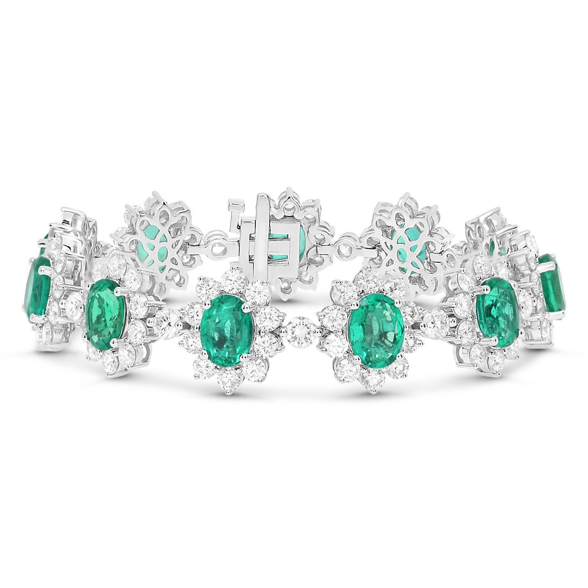 Oval Emerald Bracelet — view 1