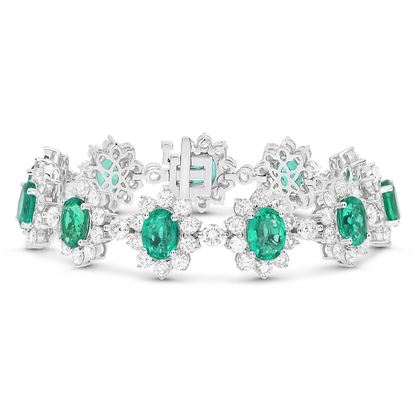 Oval Emerald Bracelet — view 1