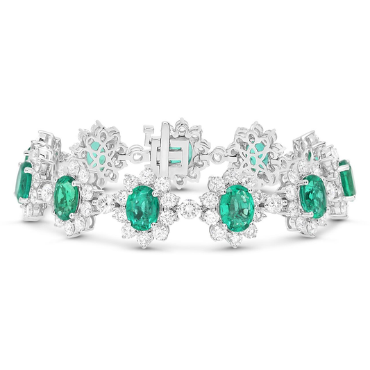 Oval Emerald Bracelet — view 1