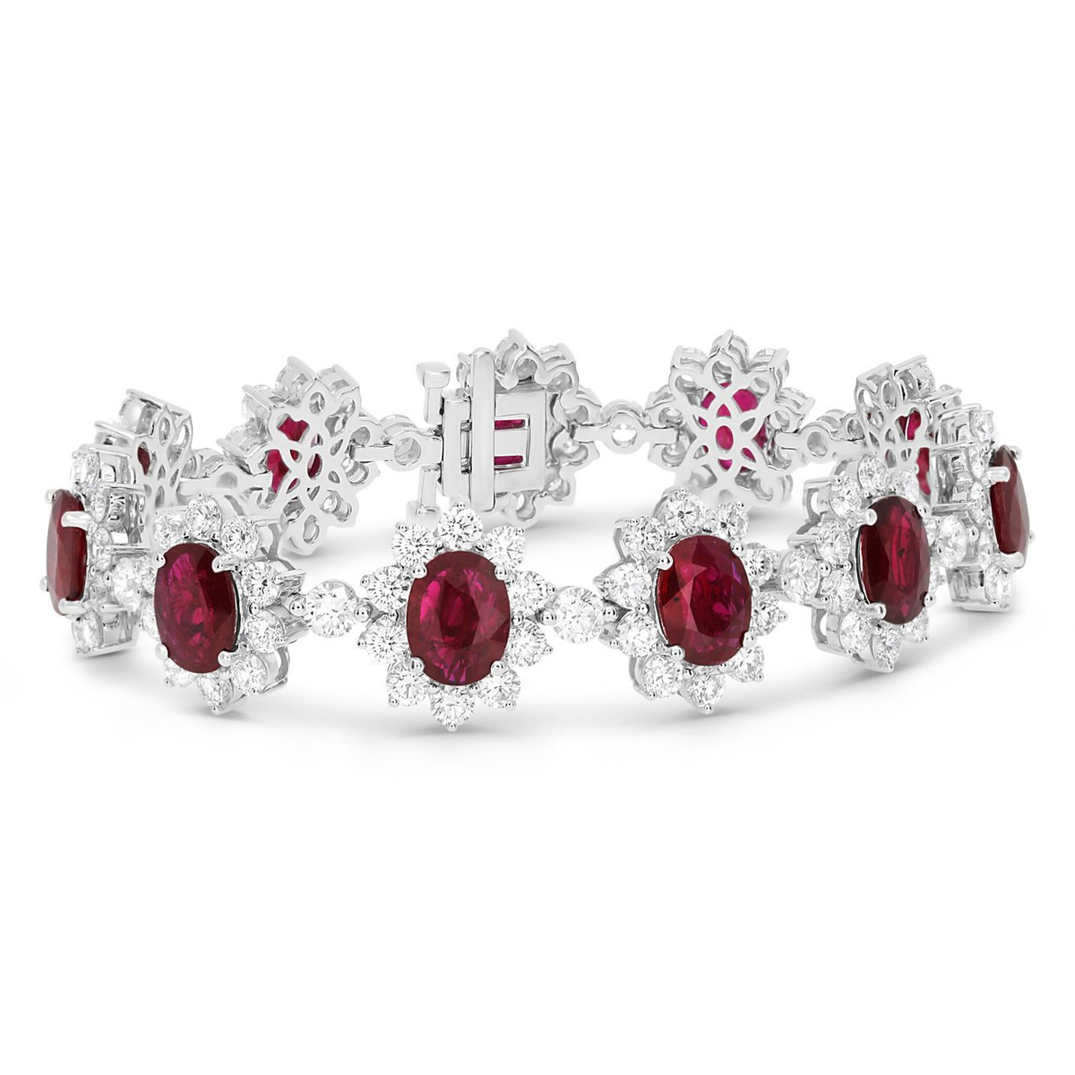 Oval Ruby Bracelet — view 1