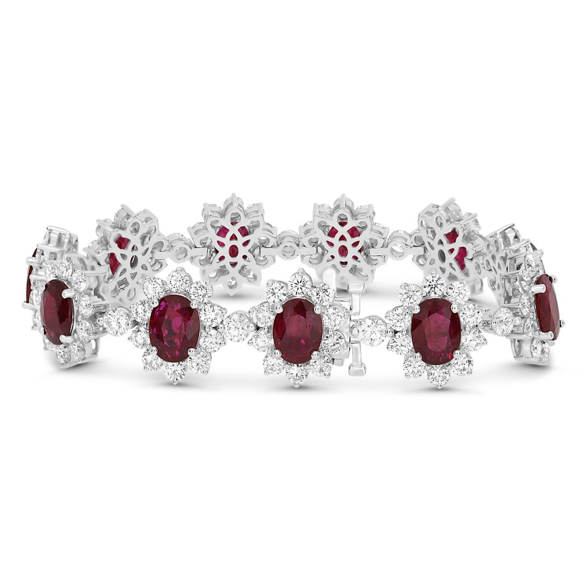 Oval Ruby Bracelet — view 2