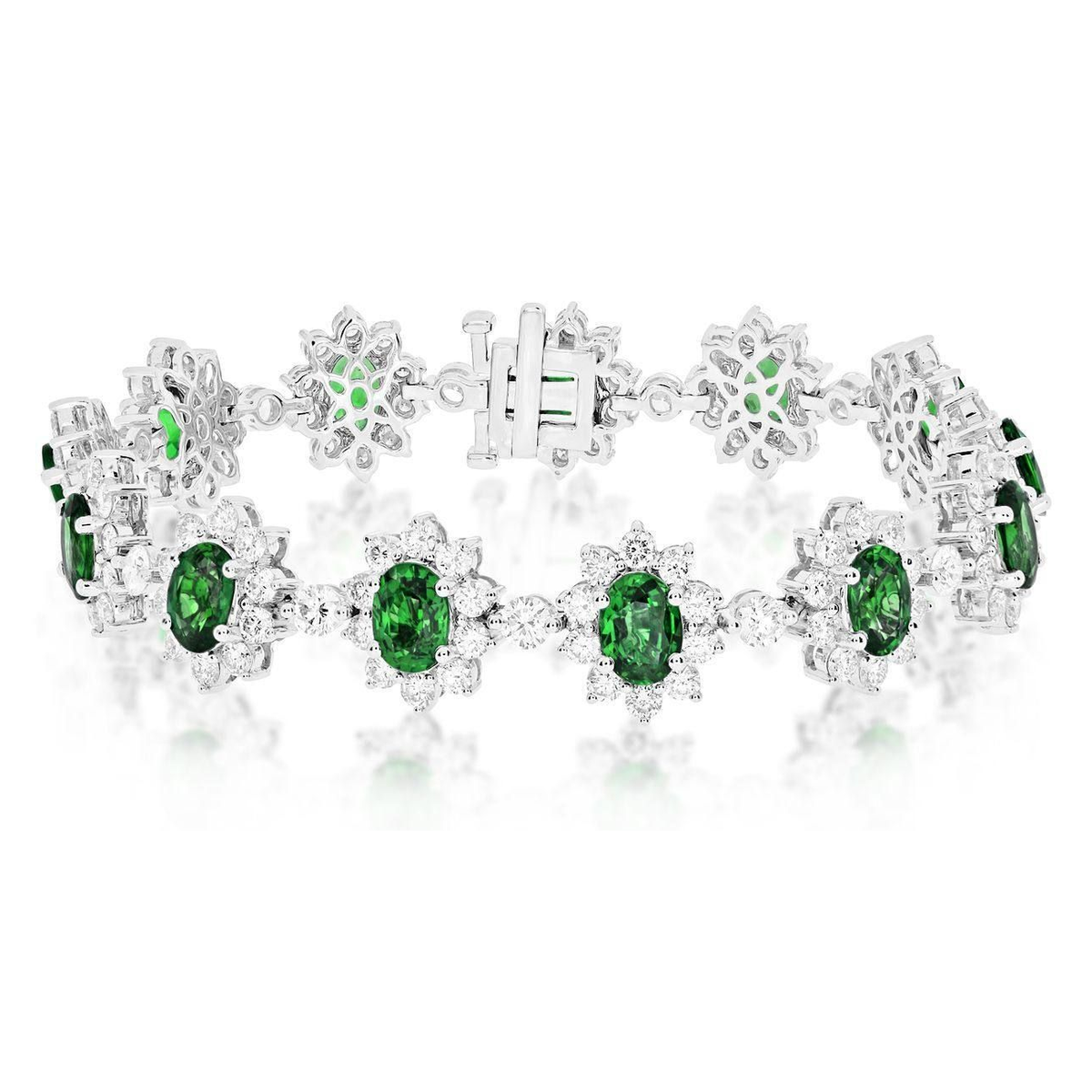 Oval Emerald Bracelet — view 1