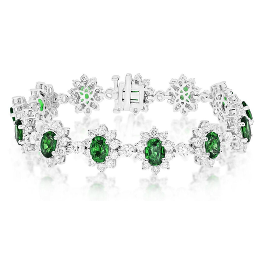 Oval Emerald Bracelet — view 1