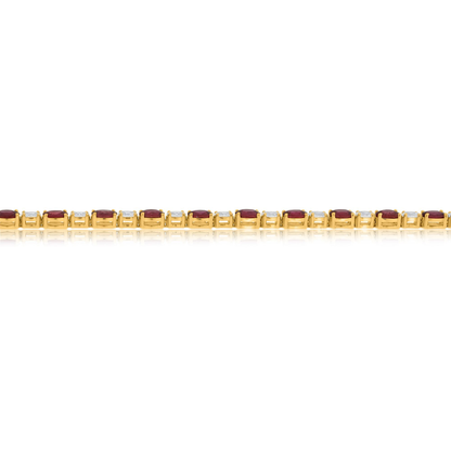 Oval Ruby Bracelet — view 3