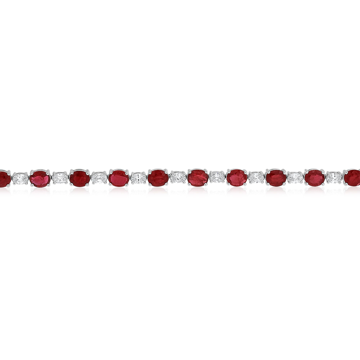 Oval Ruby Bracelet — view 2