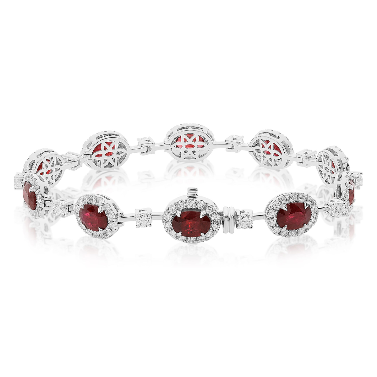 Oval Ruby Bracelet — view 2