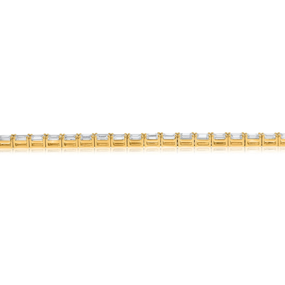 Emerald Cut Diamond Bracelet — view 3