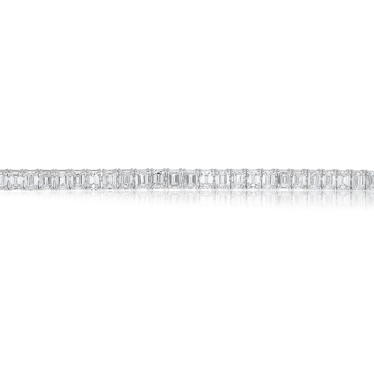 Emerald Cut Diamond Bracelet — view 2