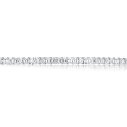 Emerald Cut Diamond Bracelet — view 2