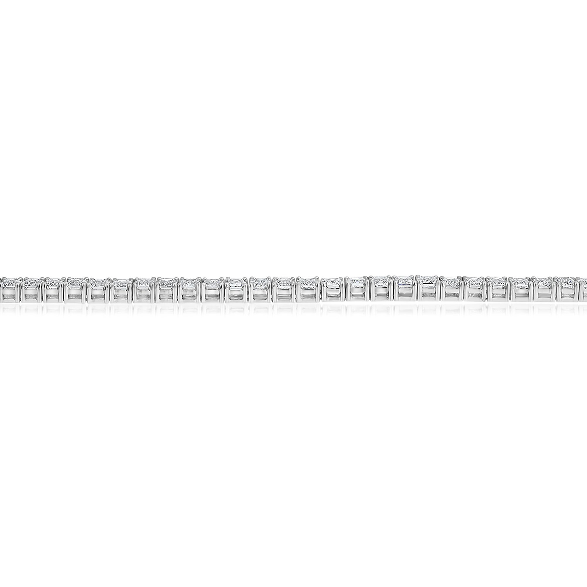 Emerald Cut Diamond Bracelet — view 3