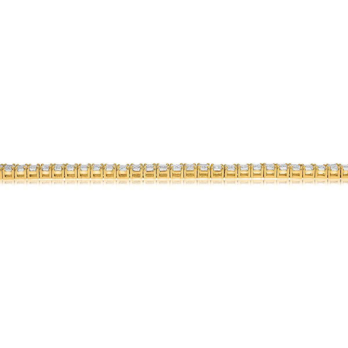 Emerald Cut Diamond Bracelet — view 3