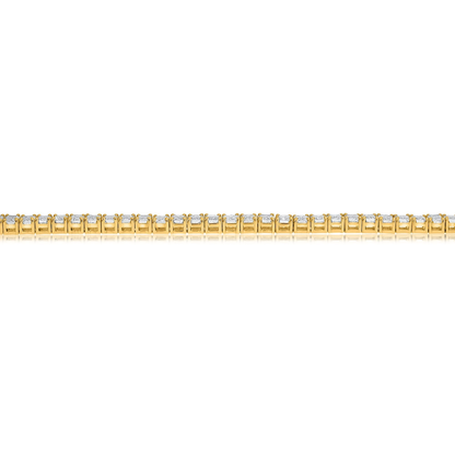 Emerald Cut Diamond Bracelet — view 3