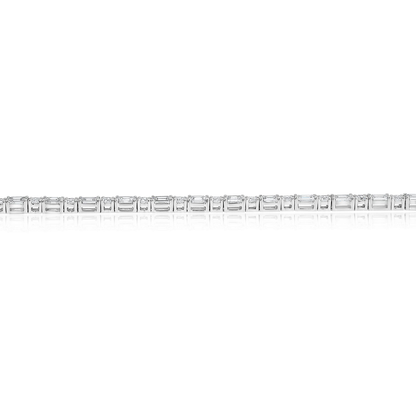 Emerald Cut Diamond Bracelet — view 3