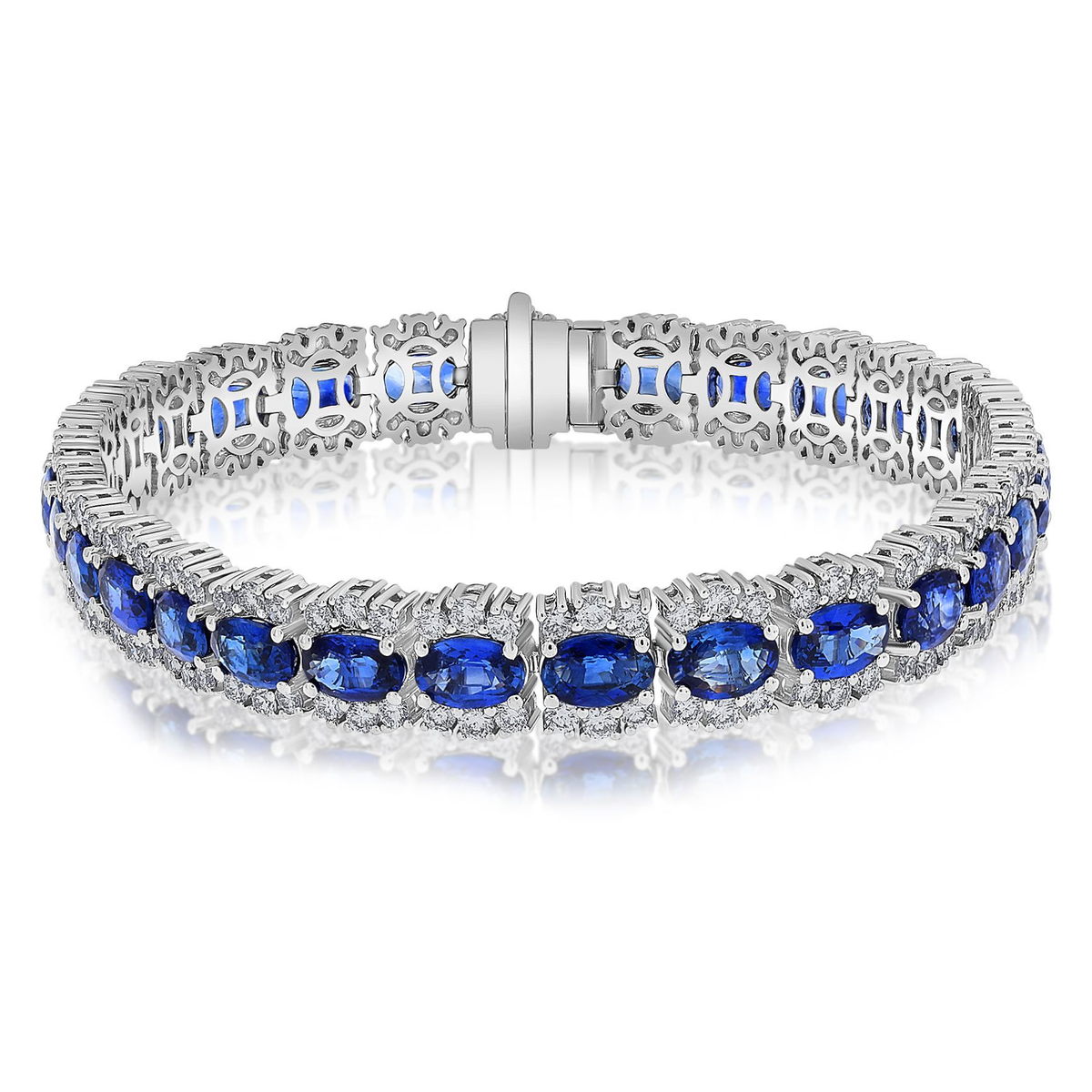 Oval Sapphire Bracelet — view 1