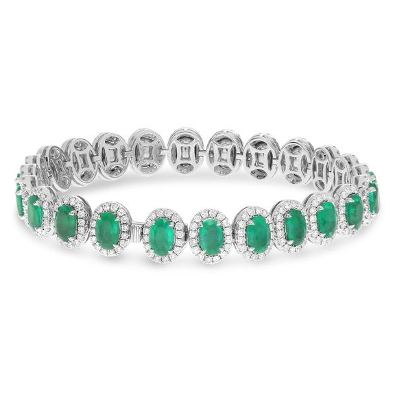 Oval Emerald Bracelet — view 2