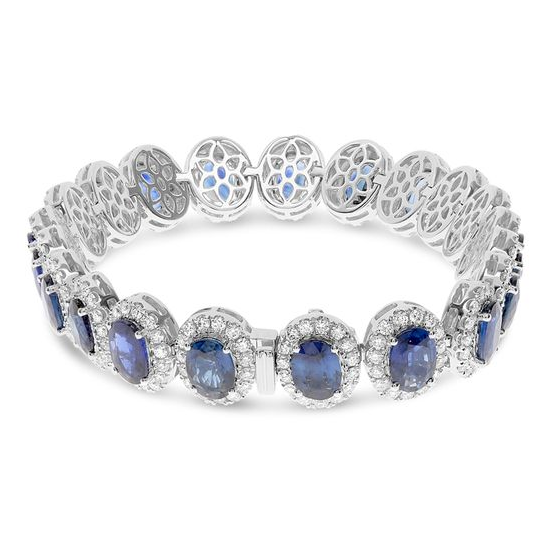 Oval Sapphire Bracelet — view 2