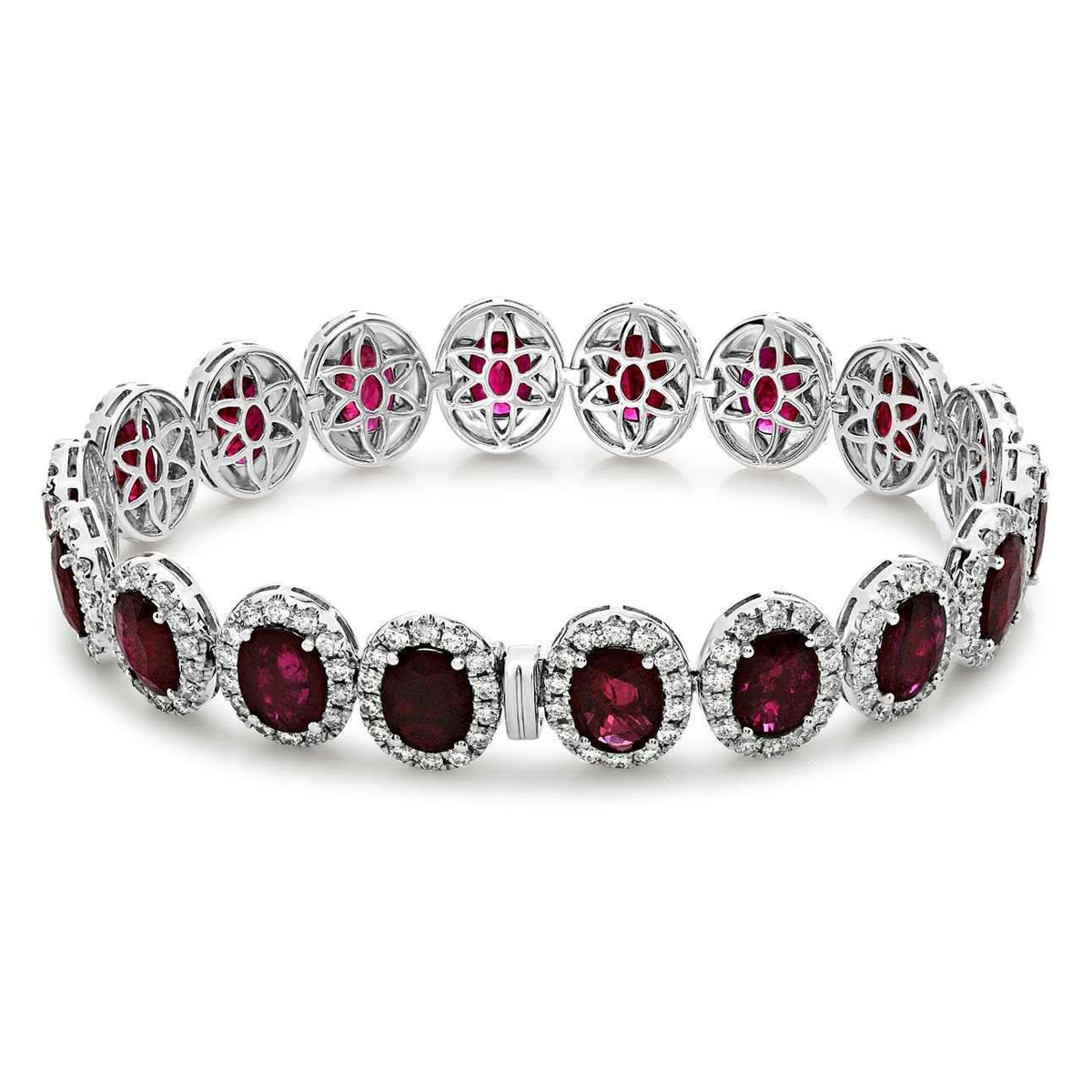 Oval Ruby Bracelet — view 2