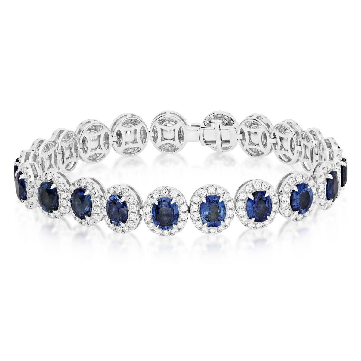 Oval Sapphire Bracelet — view 1