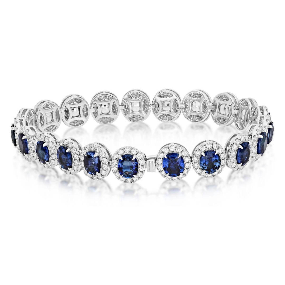 Oval Sapphire Bracelet — view 2