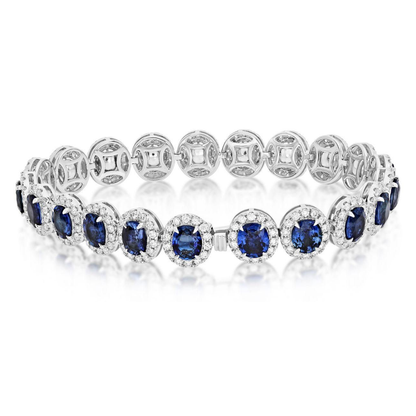 Oval Sapphire Bracelet — view 2