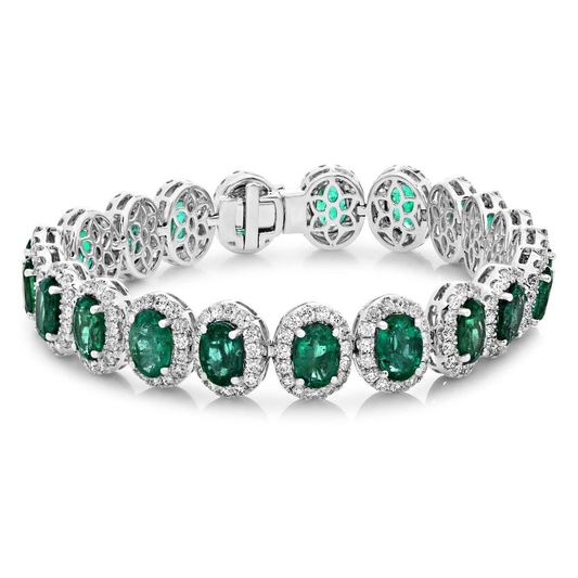 Oval Emerald Bracelet — view 1