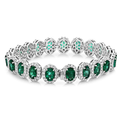 Oval Emerald Bracelet — view 2