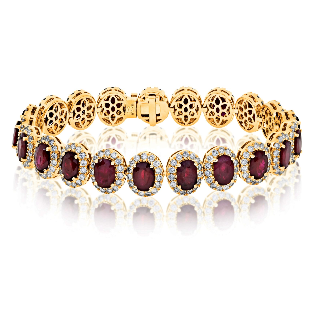 Oval Ruby Bracelet — view 3